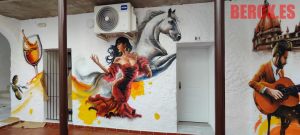 Artista Jerez Graffiti Mural 300x100000